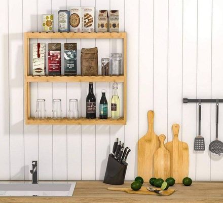 Natural Color 3 Tier Wooden Storage Shelf for Organizing Your Bathroom Essentials