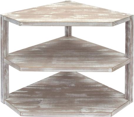 Wooden Kitchen Counter Corner Rack 3 Layer Storage Organizer for Cooking Supplies