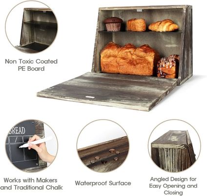 Handmade Table Organizer for Bread Wooden Plain Color or as Your Color Household Items