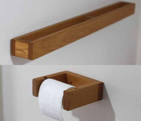 As your request Handmade Wooden Bathroom Towel Holder Bathroom toilet paper Wall Shelf