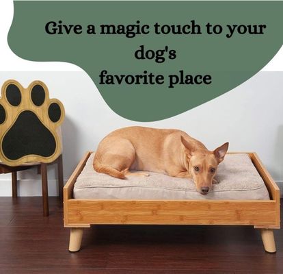 Dog Nail Scratch Board Scratch Pad for Dogs As your request Decorative Bamboo Paw Print
