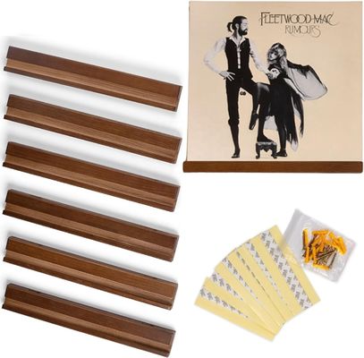 Wall Mount Vinyl Record Display Shelf NO Folded Function for Space Saving and Storage