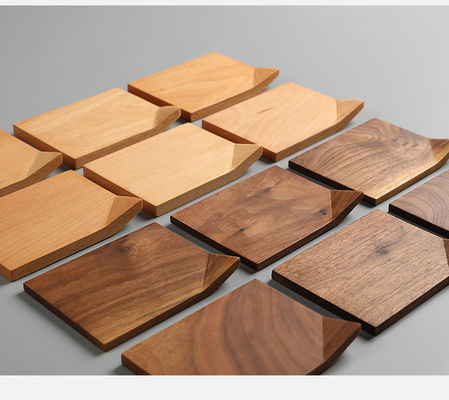 10X0.9cm Custom Sublimation Coasters For Drink Round Bamboo Wood Coaster Mats Pads