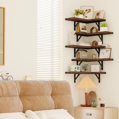 Bathroom Storage Racks Hanging Mounted Wall Shelf with Holding Kitchen Appliance