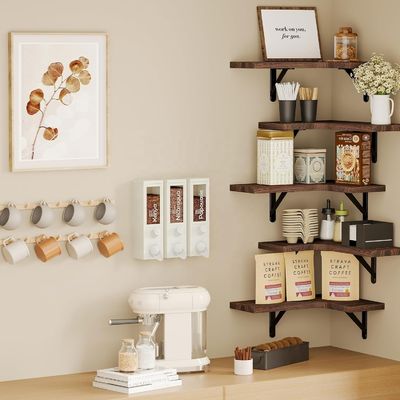 Bathroom Storage Racks Hanging Mounted Wall Shelf with Holding Kitchen Appliance