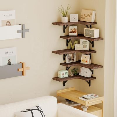 Bathroom Storage Racks Hanging Mounted Wall Shelf with Holding Kitchen Appliance