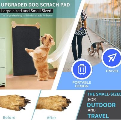 Wooden Dog Nail Scratch Pad Advantageous High Quantity Wood Scratch Board for Dogs