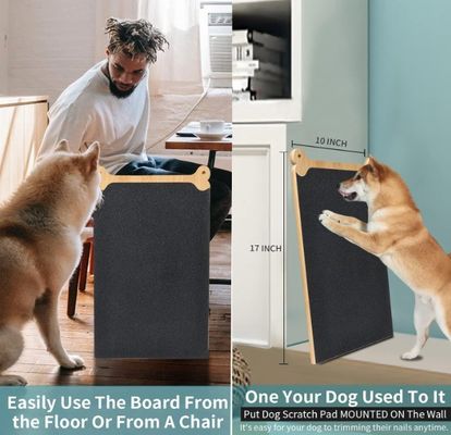 Wooden Dog Nail Scratch Pad Advantageous High Quantity Wood Scratch Board for Dogs