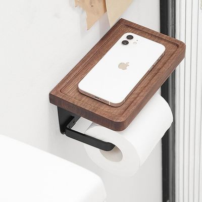 Wooden Storage Holders Racks Wall Mounted for Small Items in Bathroom Kitchen Bedroom