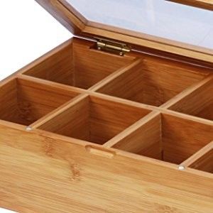 Organize Your Tea Collection with this Serviceable Bamboo Painted Japanese Tea Box