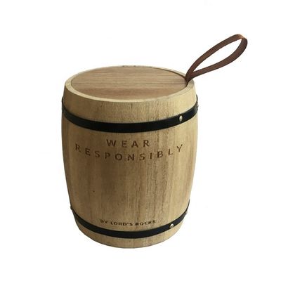 Eco-Friendly Mini Solid Wooden Pen Holder for Coffee Bean Barrels Handmade and Durable