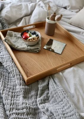 Rectangle Walnut Wooden Serving Tray with Handles As your request Walnut Coffee Table