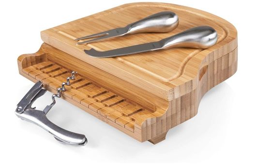 BAMBOO Cheese Board Knife Set Sleek Design for Chopping Blocks and Charcuterie Boards