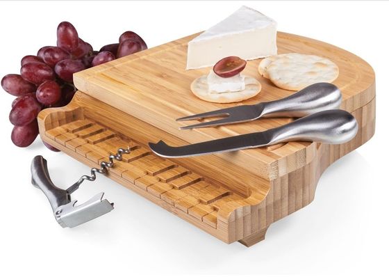 BAMBOO Cheese Board Knife Set Sleek Design for Chopping Blocks and Charcuterie Boards