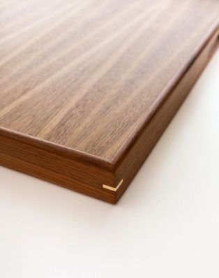 Rectangle Walnut Wooden Serving Tray with Handles As your request Walnut Coffee Table