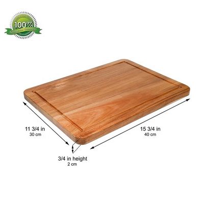 Laser Engrave Printing Olive Acacia Wood Chopping Board for Meat Slicing and Chopping
