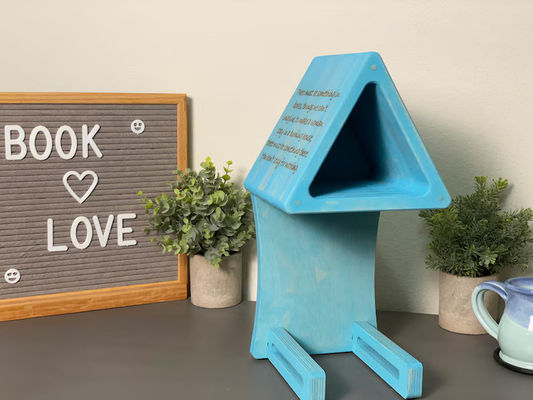 Convenient Storage Holders Racks Silk-screen Printing Bookshelf Page Holder for Books