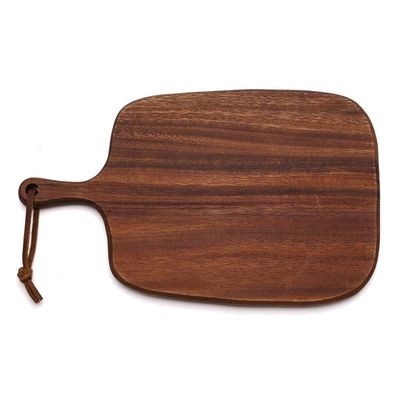 13 Inch Round Wooden Pizza Tray with Contracted Wind Design and Eco-friendly Material