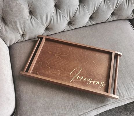 Rectangle Breakfast in Bed Tray with Folding Legs Save Space and Enjoy Personalized Snacks