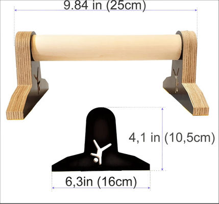 Anniversary Yoga Fitness Handstand Calisthenics GYM Bar Training Wooden Parallettes