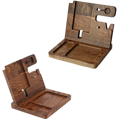 Custom Size Cell Phone Holder and Key Holder Craft for Multi-Functional Nightstand