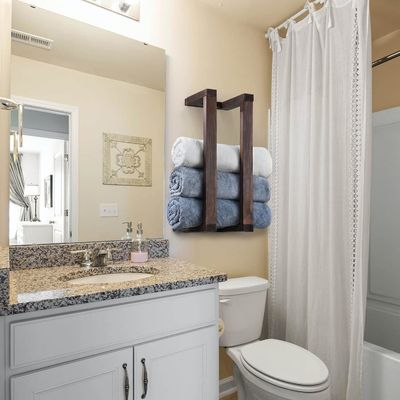 Decorative Pine Wall Mounted Wooden Towel Rack for Bathroom Rolled Towels Organizer
