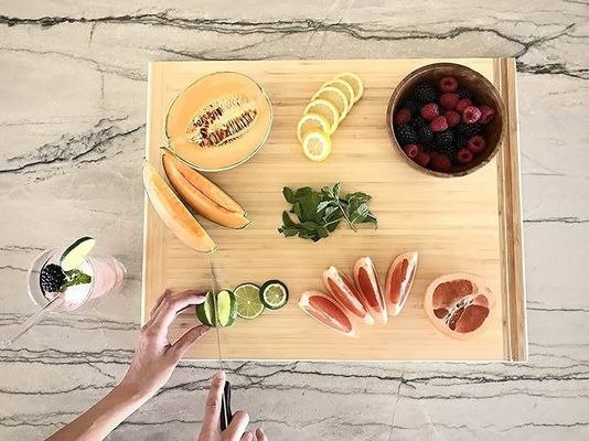 Versatile BSCI LFGB 8 Different Sizes Bamboo Pull-Out Cutting Board for Various Needs