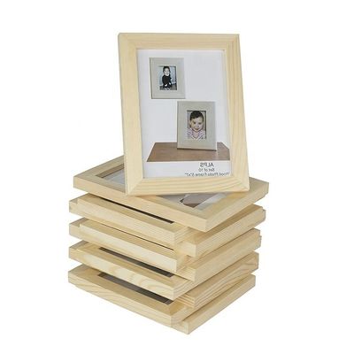 Custom European Style Wooden Picture Frames with Burned Decorative Frame No Metal Type