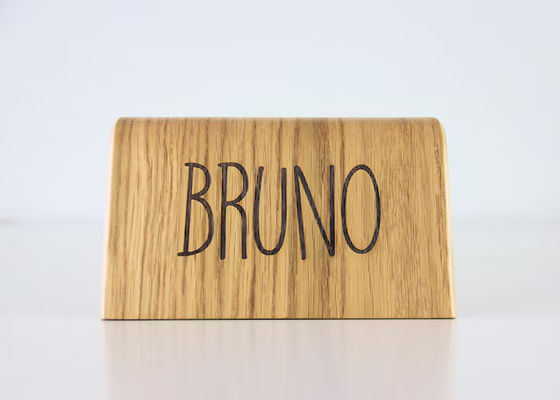 202407 Pet Gift Personalized Wooden Raised Food Stand with Two Stainless Steel Bowls