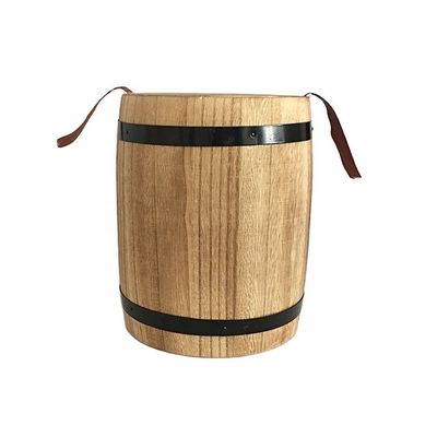 Wooden Barrel in Plain Color or Customized Color for Package and Customized Bar Decor