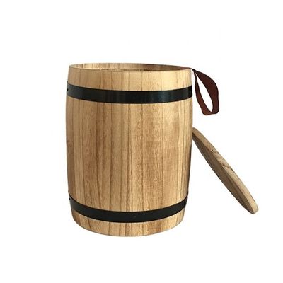 Wooden Barrel in Plain Color or Customized Color for Package and Customized Bar Decor