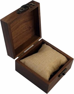 High Gloss Rectangle Walnut Wood Crafts Jewelry Watch Wooden Gift Box with Custom Logo