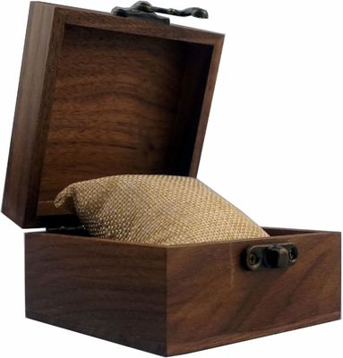 High Gloss Rectangle Walnut Wood Crafts Jewelry Watch Wooden Gift Box with Custom Logo