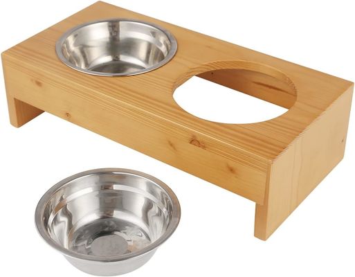 Functional Raised Stand Cat Food and Water Bowls Diner Pet Feeder for Busy Pet Owners