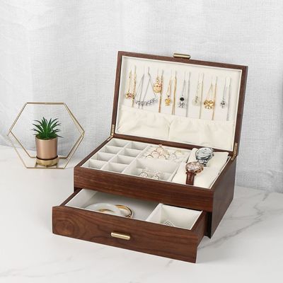 Rectangle Custom Order Solid Wood Bracelet Watch Display Handmade Jewelry Storage Box