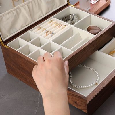 Rectangle Custom Order Solid Wood Bracelet Watch Display Handmade Jewelry Storage Box
