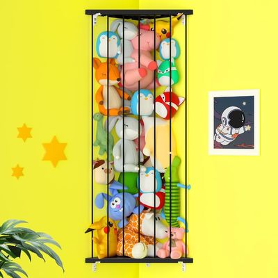 Home Decoration Shelf Custom Corner Stuffed Animal Storage for Nursery Playroom Bedroom