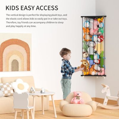 Home Decoration Shelf Custom Corner Stuffed Animal Storage for Nursery Playroom Bedroom