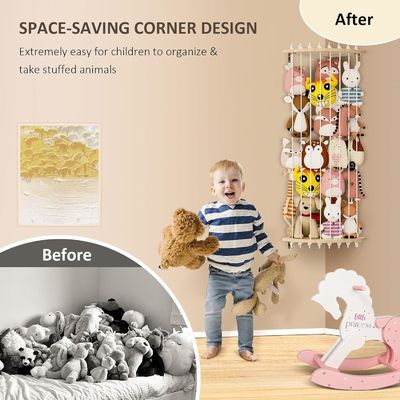 Other Home Storage Organization Customized Logo Gift Storage Shelf for Stuffed Animals