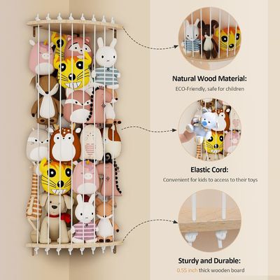 Other Home Storage Organization Customized Logo Gift Storage Shelf for Stuffed Animals