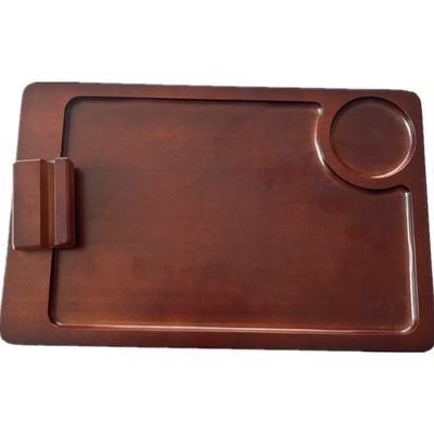 Rectangle Wooden Couch Arm Table Tray for Home Storage and Customized Logo Acceptable