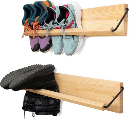 Customized Logo Acceptable Modern Wall Mounted Shoe Rack for All-Season