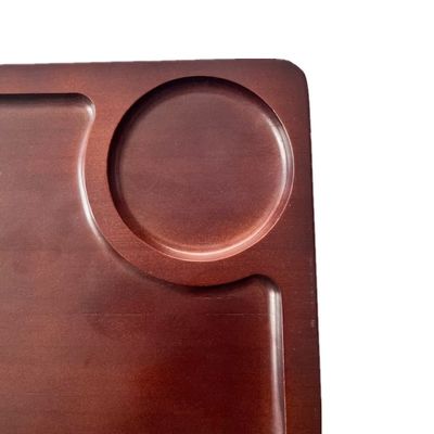 Rectangle Wooden Couch Arm Table Tray for Home Storage and Customized Logo Acceptable