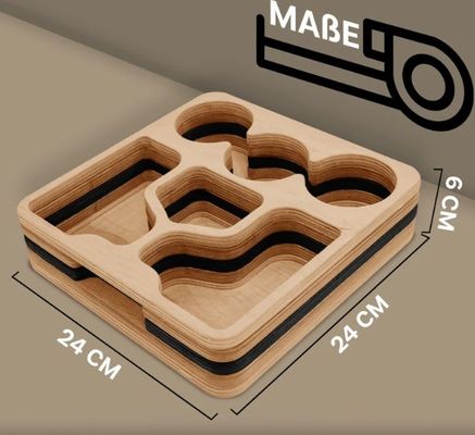 Multi-Functional Serving Tray for Snacks and Drinks Space-Saving Couch Bar Snack Box