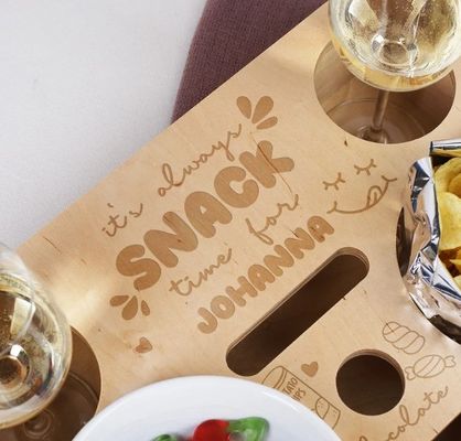 Non-folding Rack Wooden Couch bar Snack tray Space-saving Storage for Small Spaces