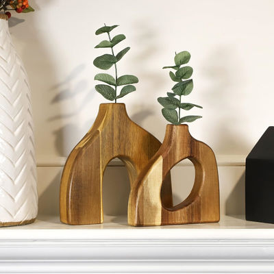 Anniversary Occasion Pine Wood Plant Stand Tiered Flower Stand for Indoor Garden
