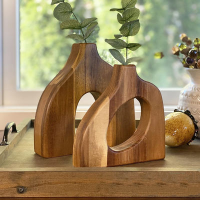 Anniversary Occasion Pine Wood Plant Stand Tiered Flower Stand for Indoor Garden