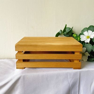 Custom Size 3 Layer Bamboo Cupcake Stand for Party Fruits Snacks Serving Tray OEM ODM
