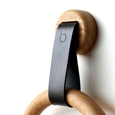 Eco Friendly Wood Towel Holder Ring for Bathroom Decor Single Tier Storage Holders Racks