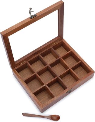Customized Logo Acceptable Wooden Gift Storage Box with Sliding Lid and Handcrafted